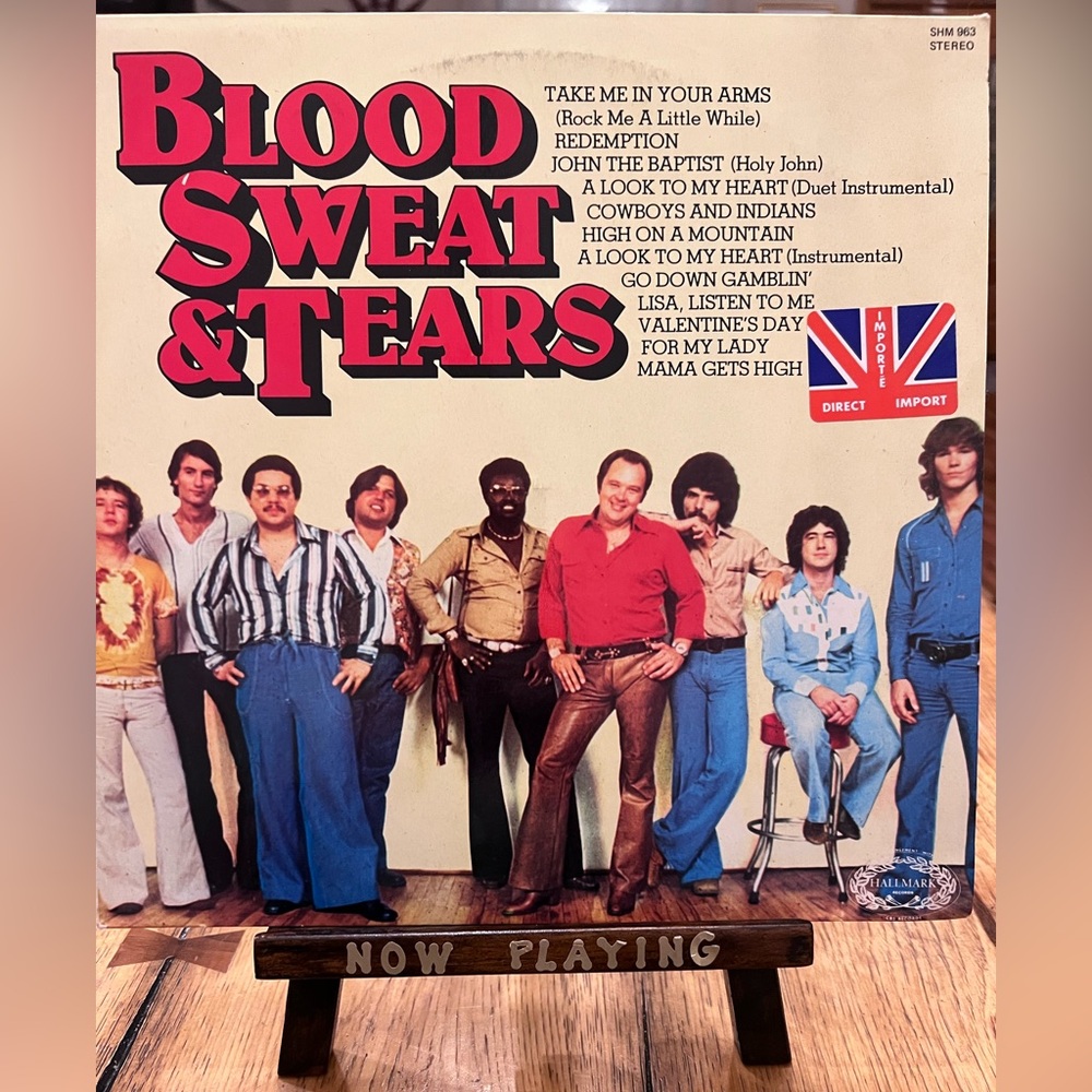 Blood Sweat & Tears Vinyl Record - UK imported - original pressing
